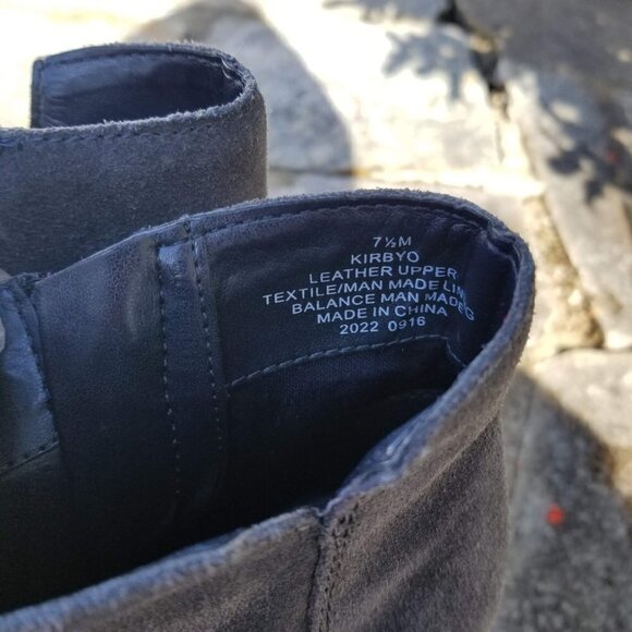 Nine West Kirbyo Suede Leather Heel Boots Size 7.5 - Picture 6 of 11